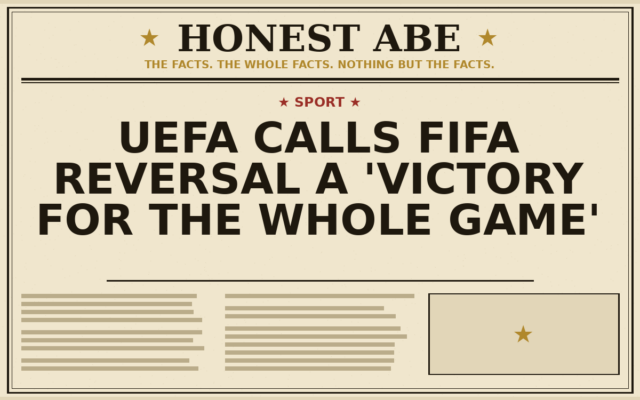 UEFA Calls FIFA Reversal a ‘Victory for the Whole Game’