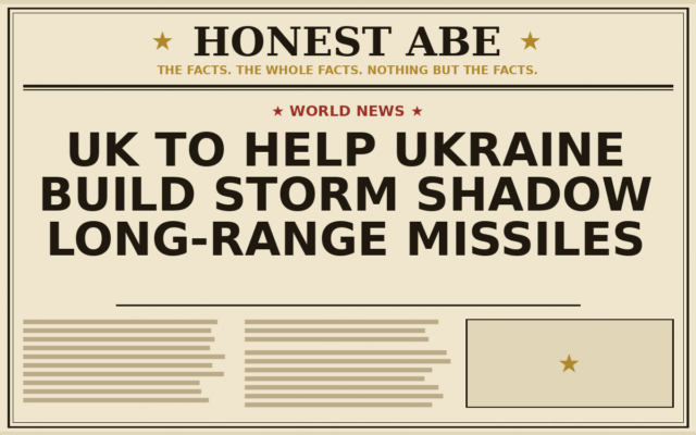 UK to Help Ukraine Build Storm Shadow Long-Range Missiles