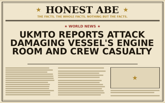 UKMTO Reports Attack Damaging Vessel’s Engine Room and Crew Casualty