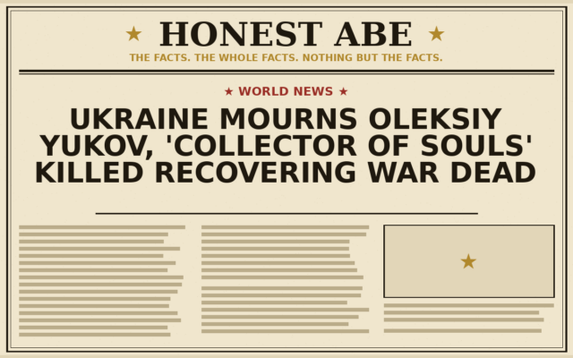 Ukraine Mourns Oleksiy Yukov, ‘Collector of Souls’ Killed Recovering War Dead