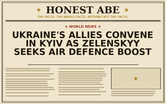 Ukraine’s Allies Convene in Kyiv as Zelenskyy Seeks Air Defence Boost