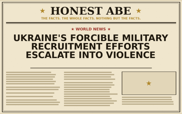 Ukraine’s Forcible Military Recruitment Efforts Escalate Into Violence