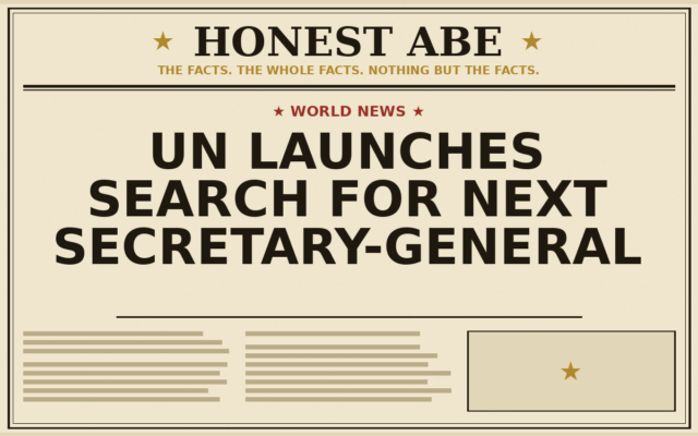 UN Launches Search for Next Secretary-General