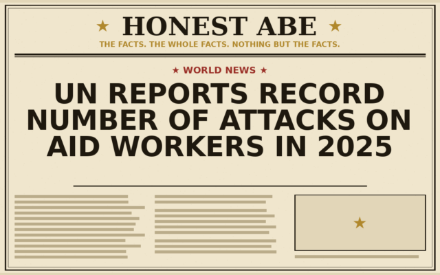 UN Reports Record Number of Attacks on Aid Workers in 2025