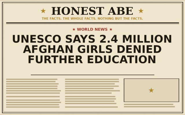 UNESCO Says 2.4 Million Afghan Girls Denied Further Education