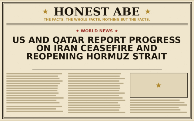 US and Qatar Report Progress on Iran Ceasefire and Reopening Hormuz Strait