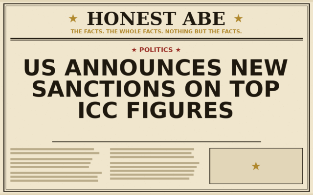 US Announces New Sanctions on Top ICC Figures