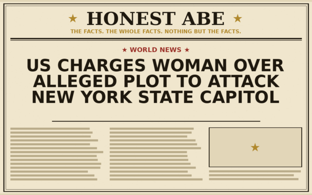 US Charges Woman Over Alleged Plot to Attack New York State Capitol