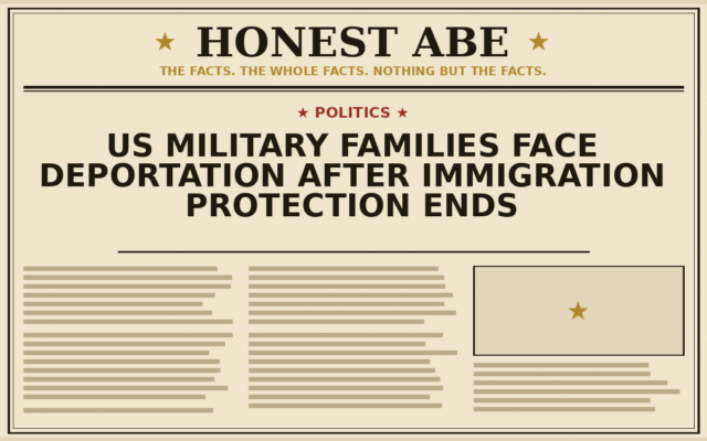 US Military Families Face Deportation After Immigration Protection Ends