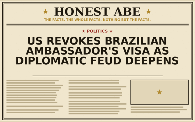 US Revokes Brazilian Ambassador’s Visa as Diplomatic Feud Deepens