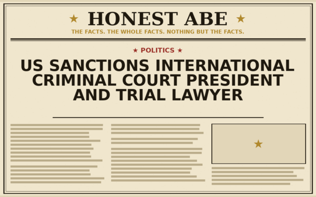 US Sanctions International Criminal Court President and Trial Lawyer
