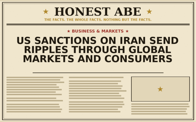 US Sanctions on Iran Send Ripples Through Global Markets and Consumers