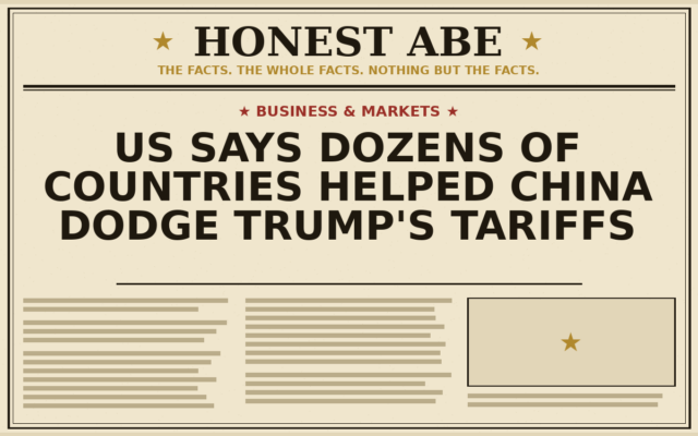 US Says Dozens of Countries Helped China Dodge Trump’s Tariffs