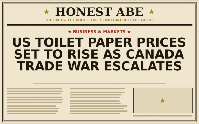 US Toilet Paper Prices Set to Rise as Canada Trade War Escalates