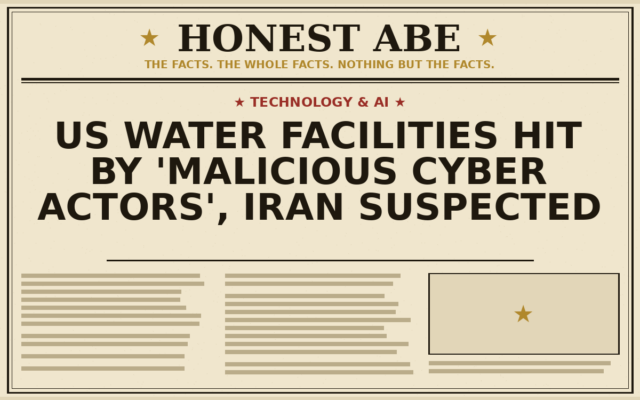US Water Facilities Hit by ‘Malicious Cyber Actors’, Iran Suspected