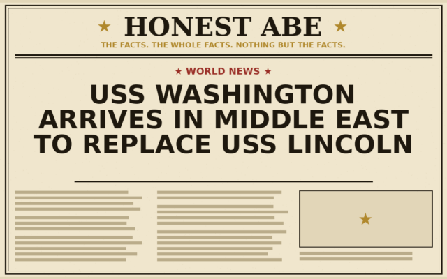 USS Washington Arrives in Middle East to Replace USS Lincoln