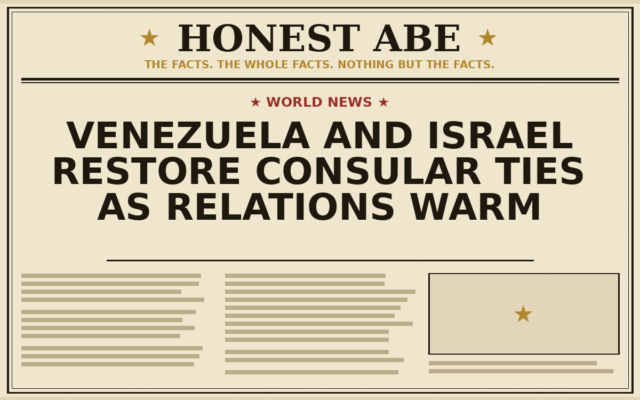 Venezuela and Israel Restore Consular Ties as Relations Warm