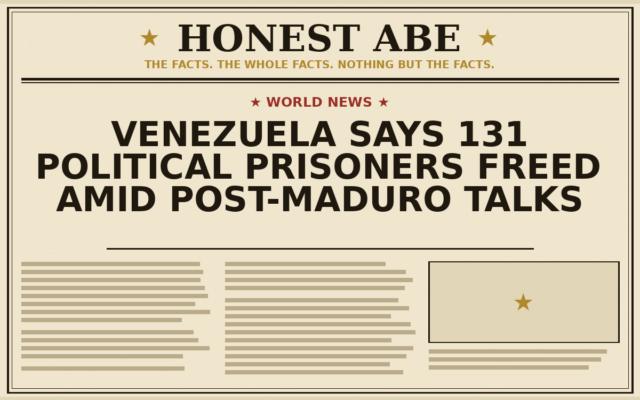 Venezuela Says 131 Political Prisoners Freed Amid Post-Maduro Talks