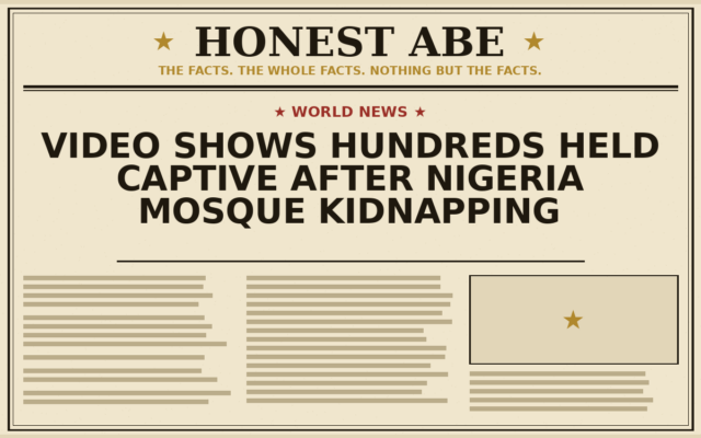 Video Shows Hundreds Held Captive After Nigeria Mosque Kidnapping