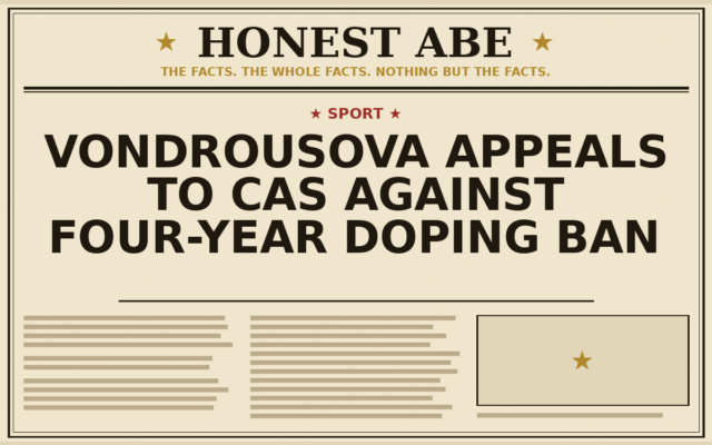 Vondrousova Appeals to CAS Against Four-Year Doping Ban