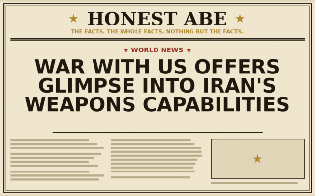 War With US Offers Glimpse Into Iran’s Weapons Capabilities