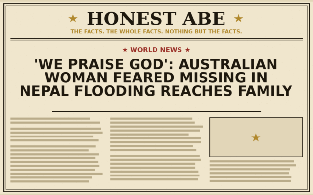 ‘We Praise God’: Australian Woman Feared Missing in Nepal Flooding Reaches Family