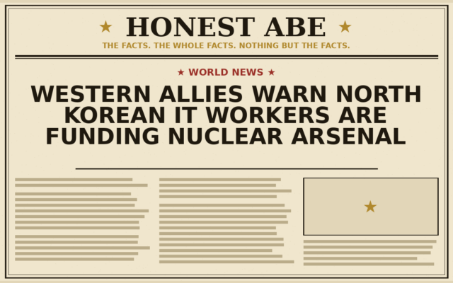 Western Allies Warn North Korean IT Workers Are Funding Nuclear Arsenal