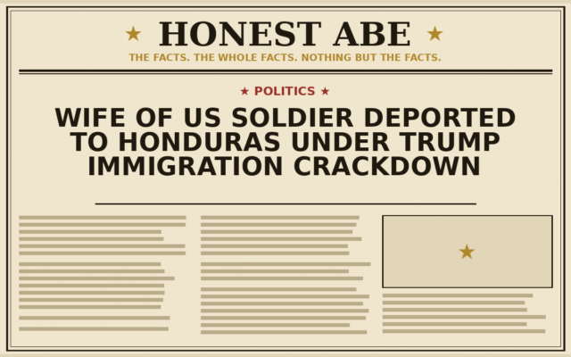 Wife of US Soldier Deported to Honduras Under Trump Immigration Crackdown