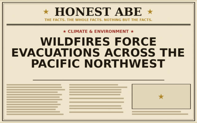 Wildfires Force Evacuations Across the Pacific Northwest