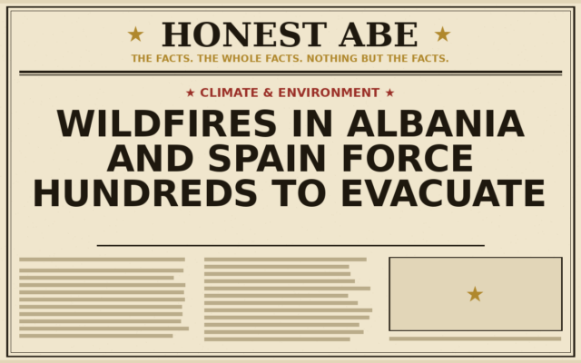 Wildfires in Albania and Spain Force Hundreds to Evacuate