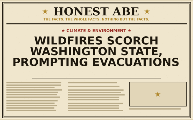 Wildfires Scorch Washington State, Prompting Evacuations
