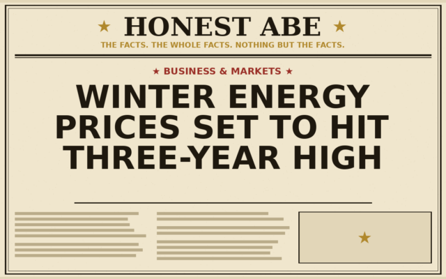 Winter Energy Prices Set to Hit Three-Year High