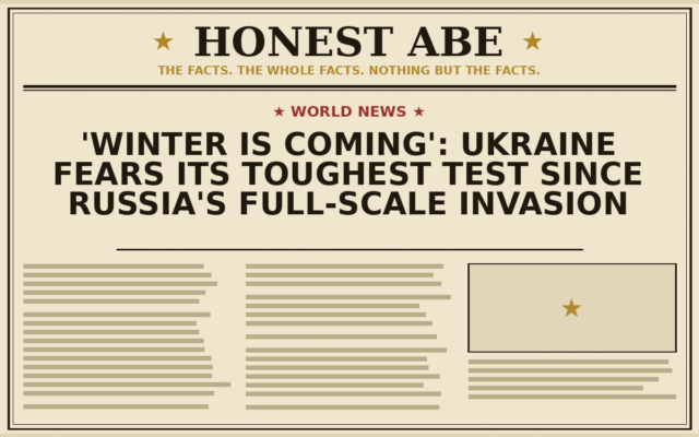 ‘Winter is coming’: Ukraine fears its toughest test since Russia’s full-scale invasion
