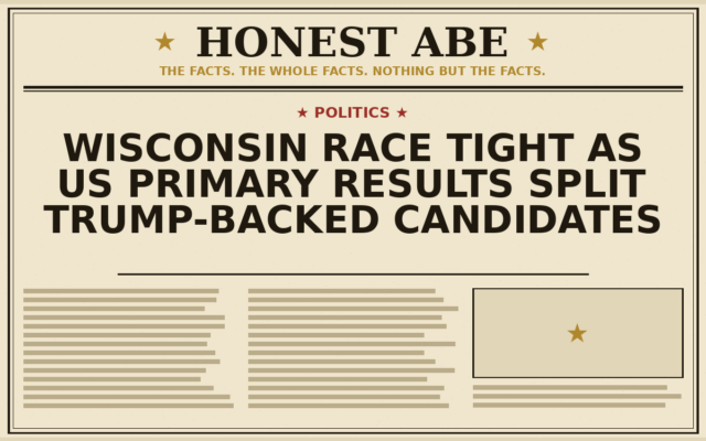 Wisconsin Race Tight as US Primary Results Split Trump-Backed Candidates
