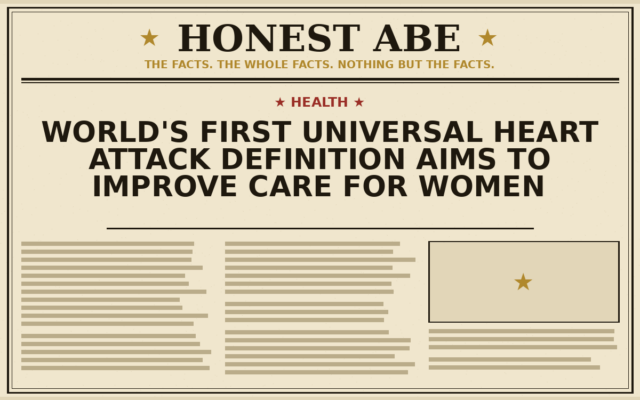 World’s First Universal Heart Attack Definition Aims to Improve Care for Women