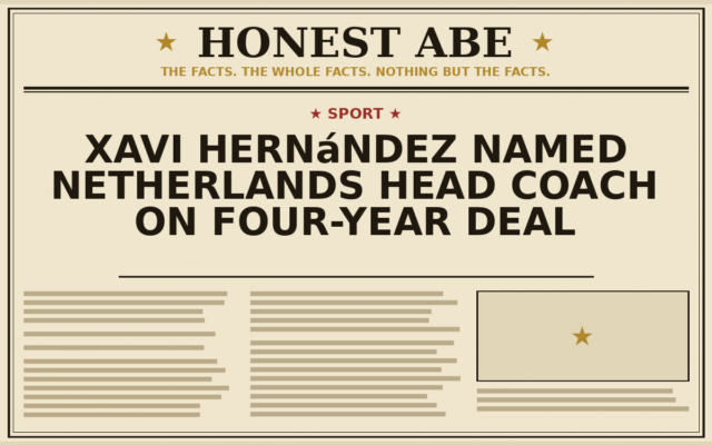 Xavi Hernández Named Netherlands Head Coach on Four-Year Deal