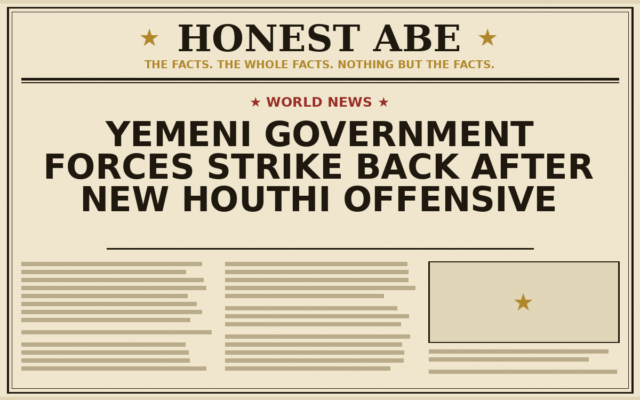 Yemeni Government Forces Strike Back After New Houthi Offensive