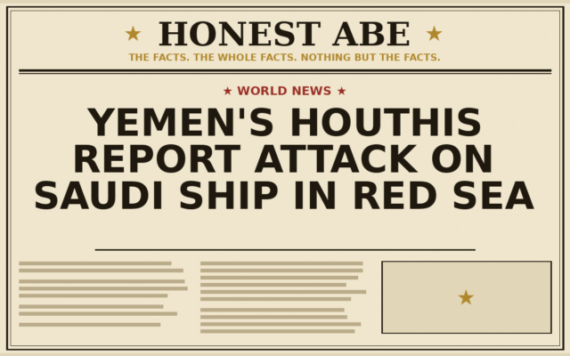 Yemen’s Houthis Report Attack on Saudi Ship in Red Sea