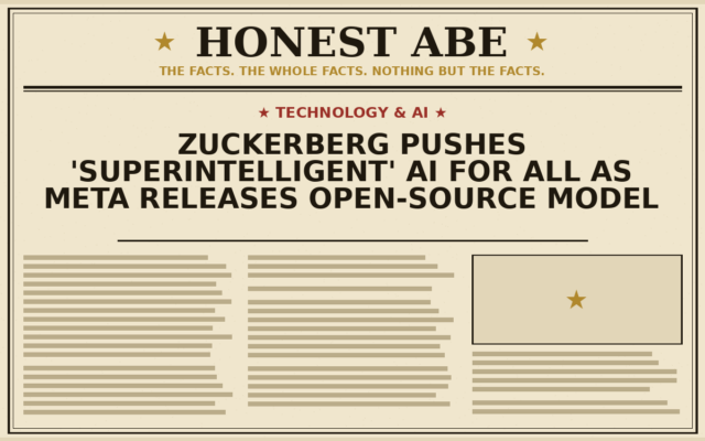 Zuckerberg Pushes ‘Superintelligent’ AI for All as Meta Releases Open-Source Model