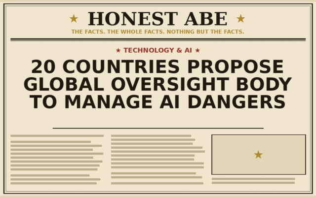 20 Countries Propose Global Oversight Body to Manage AI Dangers