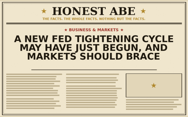 A New Fed Tightening Cycle May Have Just Begun, and Markets Should Brace