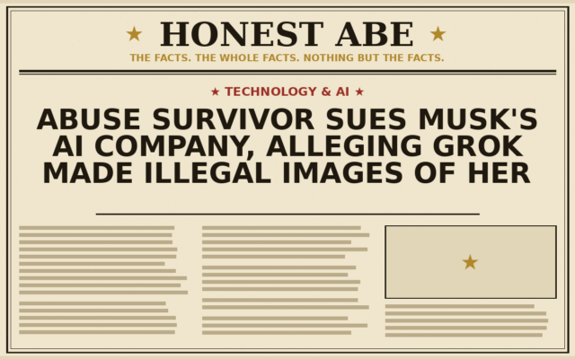 Abuse Survivor Sues Musk’s AI Company, Alleging Grok Made Illegal Images of Her
