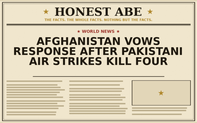 Afghanistan Vows Response After Pakistani Air Strikes Kill Four