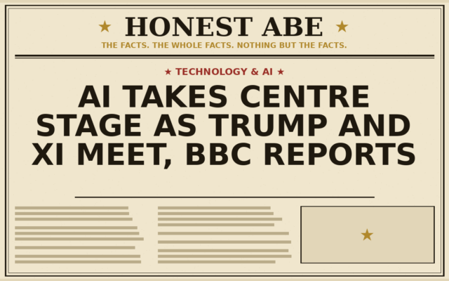 AI Takes Centre Stage as Trump and Xi Meet, BBC Reports
