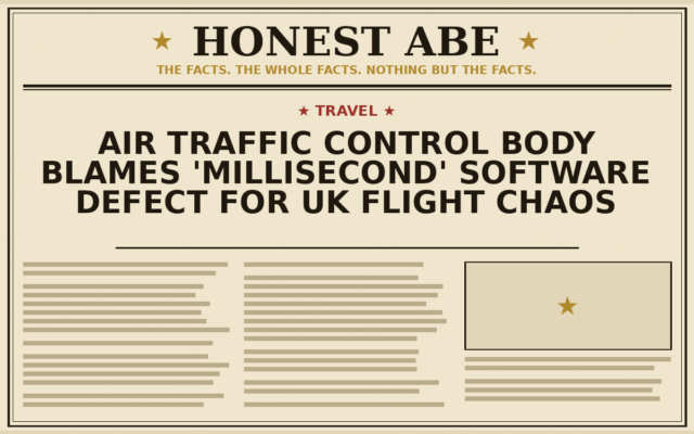 Air Traffic Control Body Blames ‘Millisecond’ Software Defect for UK Flight Chaos