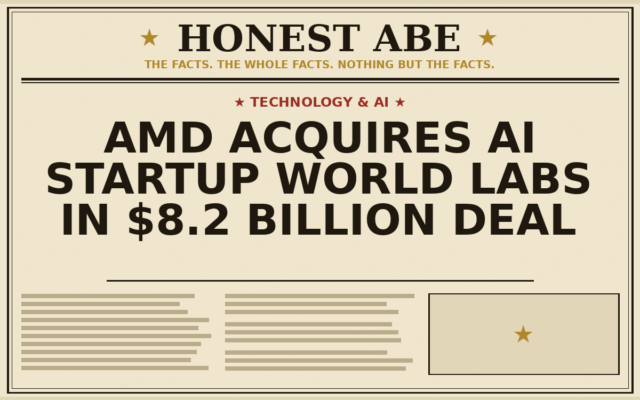AMD Acquires AI Startup World Labs in $8.2 Billion Deal