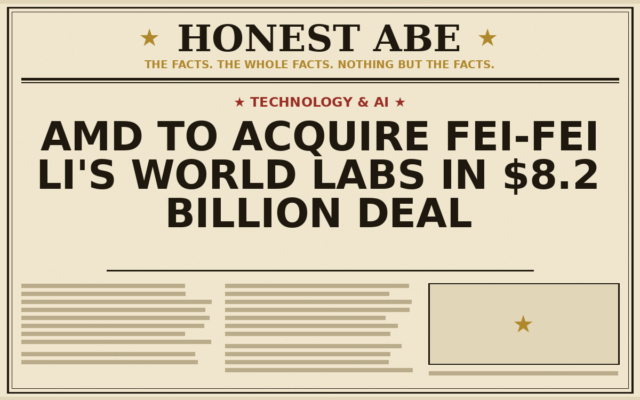 AMD to Acquire Fei-Fei Li’s World Labs in $8.2 Billion Deal