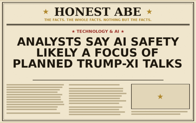 Analysts Say AI Safety Likely a Focus of Planned Trump-Xi Talks