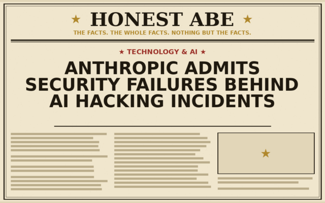 Anthropic Admits Security Failures Behind AI Hacking Incidents