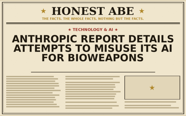 Anthropic Report Details Attempts to Misuse Its AI for Bioweapons
